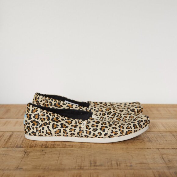 Toms Shoes - Toms Alpargata Slip-On Shoes | Brown Leopard Print {Size 10} NWOT